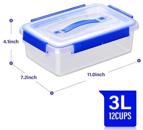 huge cookie storage containers with lids leftover macarons bread cake flour sugar rice