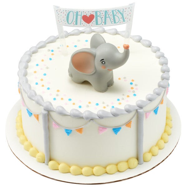 Oh Baby Elephant DecoSet&#xAE; Cake Decoration