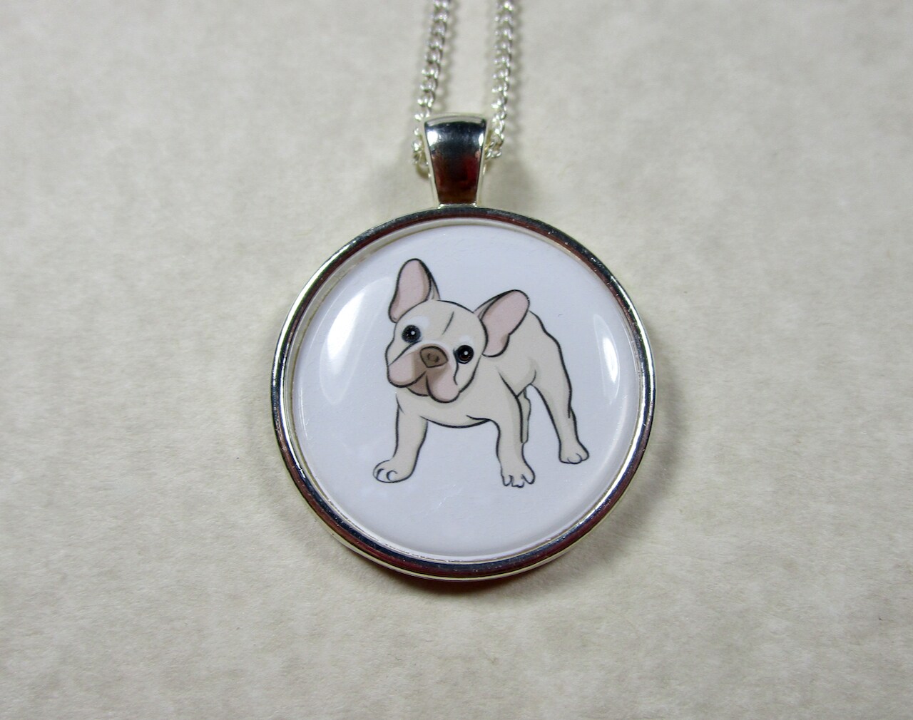 French Bulldog Hard Gold Plated Pendant – Louise's Doggie Charms
