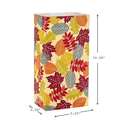 30 PIECES Fall Leaves Party Favor and Wrapped Treat Bags  for Autumn Parties, Halloween, Thanksgiving, Friendsgiving, Care Packages and More