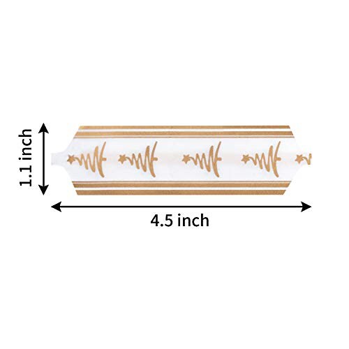 JOYIN 24 Christmas Gift Wrap Ribbon Pull Bows 5", Easy and Fast Gift Wrapping Accessory for Christmas Bows Baskets Wine Bottles Gifts Decoration, Gift Wrapping, Present Decor