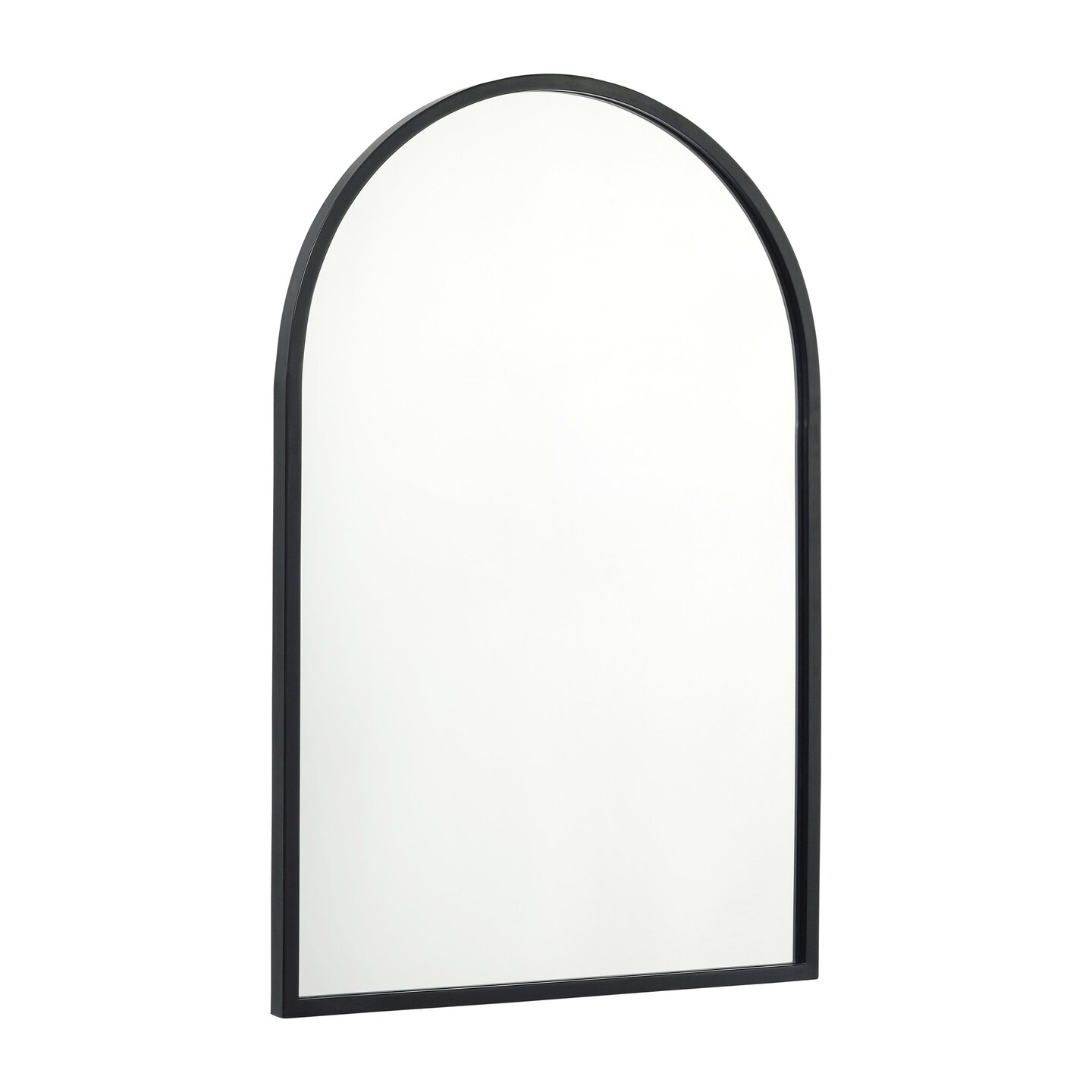 HBCY Creations Arched Wall Mirror, Metal Framed Wall Mirror for Hallways, Entryways, Dining and Living Rooms