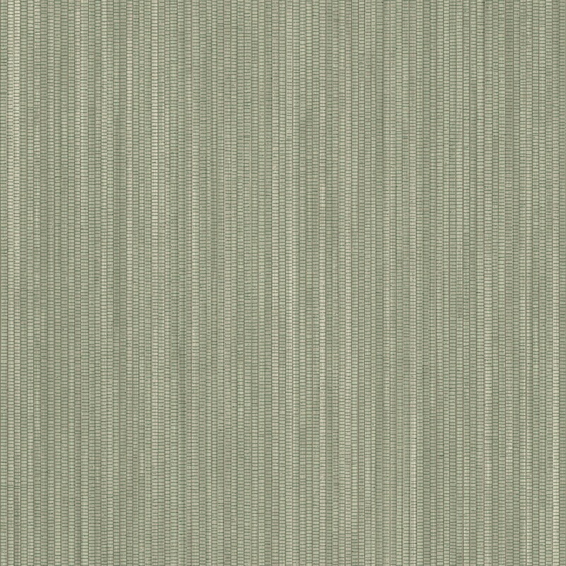 Tempaper Faux Grasscloth Textured Peel and Stick Wallpaper Metallic Sage