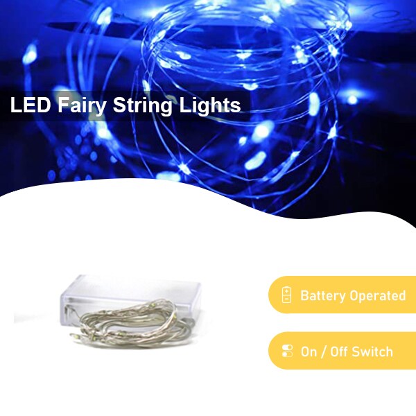 Perfect Holiday 30 LED Copper Fairy String Lights - Battery Operated