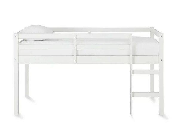 White Benson Junior Twin Loft Bed