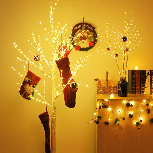 4 Pack Personalized Christmas Stockings 18 Inches Large Size Cable Knitted Gift & Decorations for Family