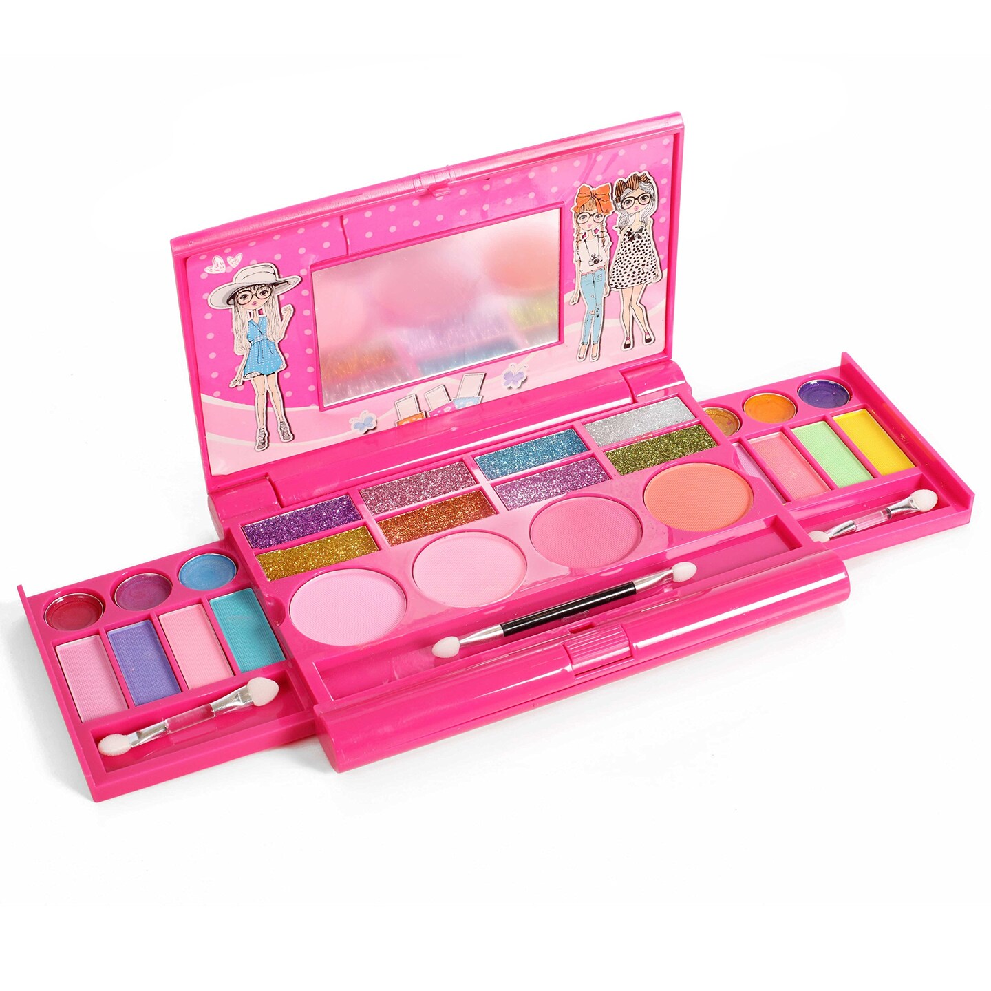 Princess Girl&#x27;s All-In-One Deluxe Makeup Palette With Mirror