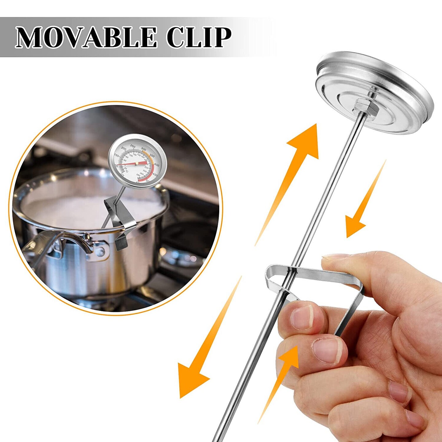 12 Inches Deep Fryer Thermometer