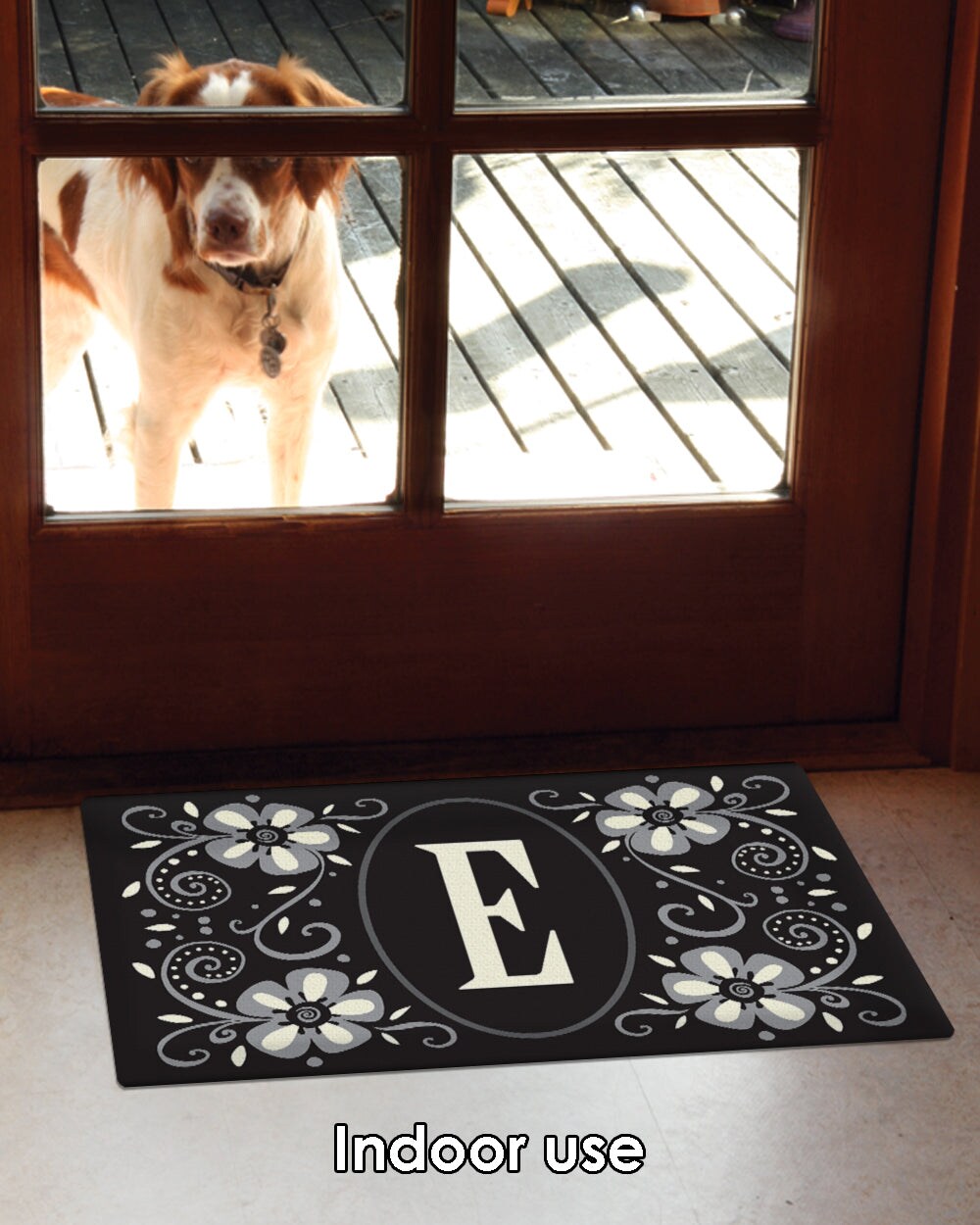 Classic Monogram - E Door Mat (18 x 30&#x22;)