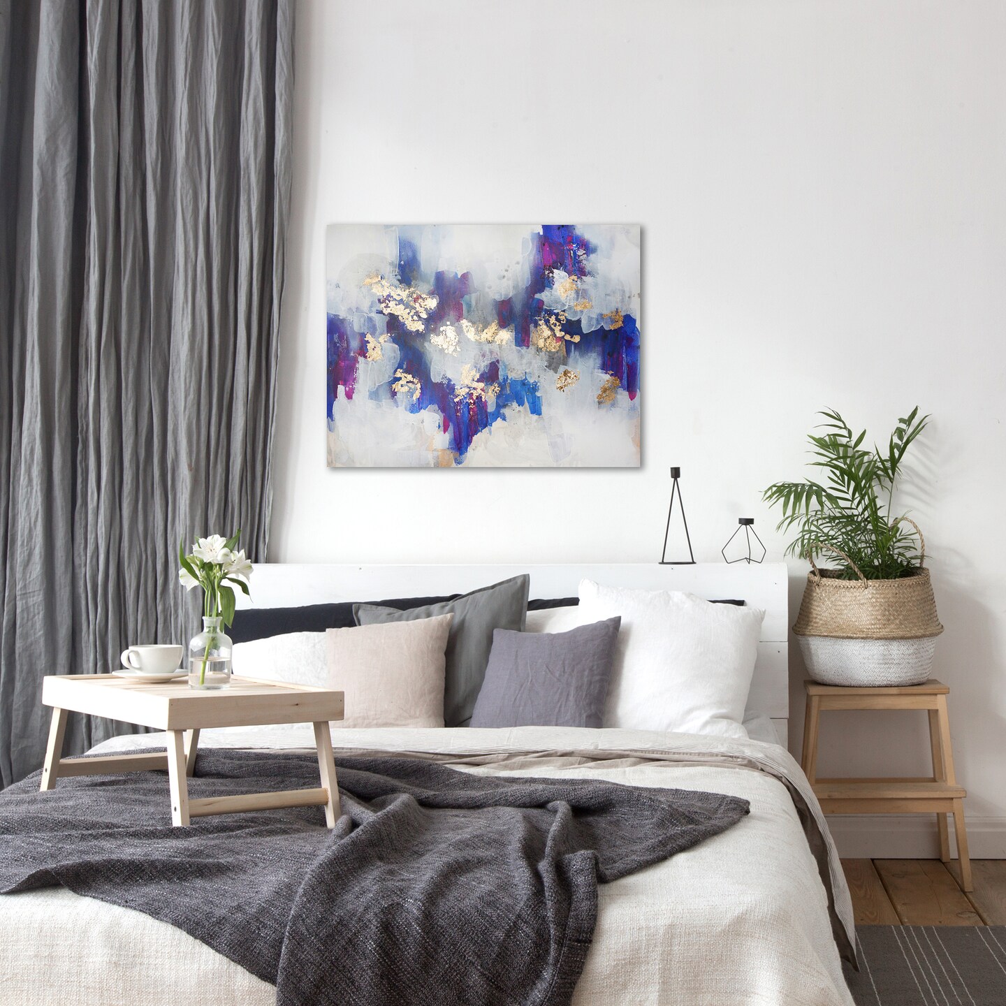 Golden Road by Christine Olmstead  Gallery Wrapped Canvas - Americanflat