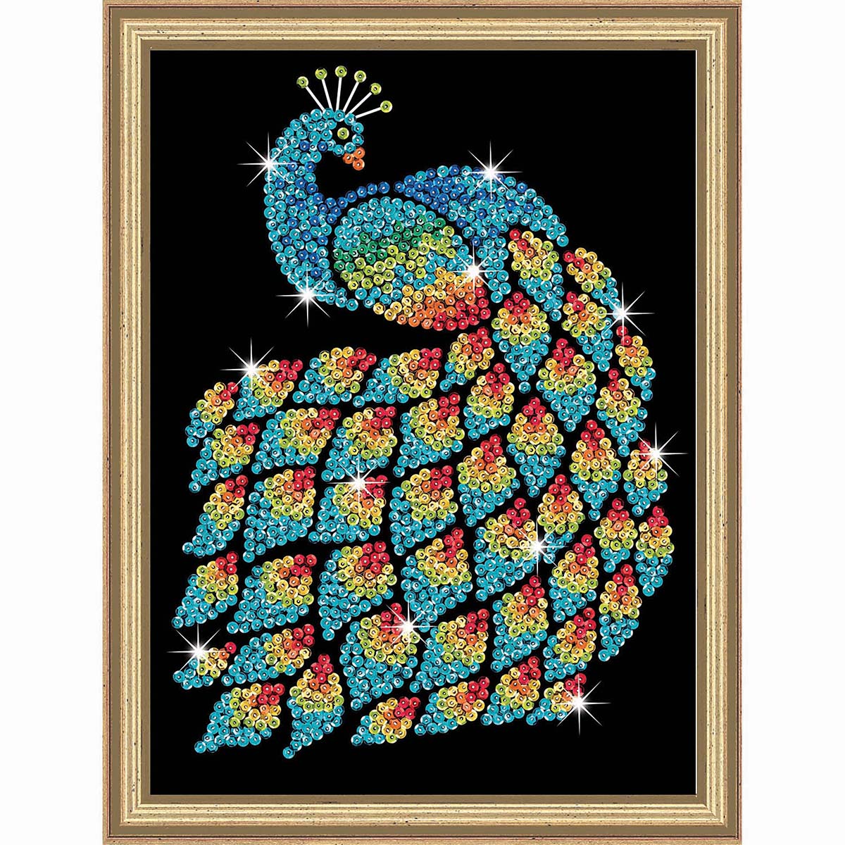 KSG Crafts Peacock Sequin Kit