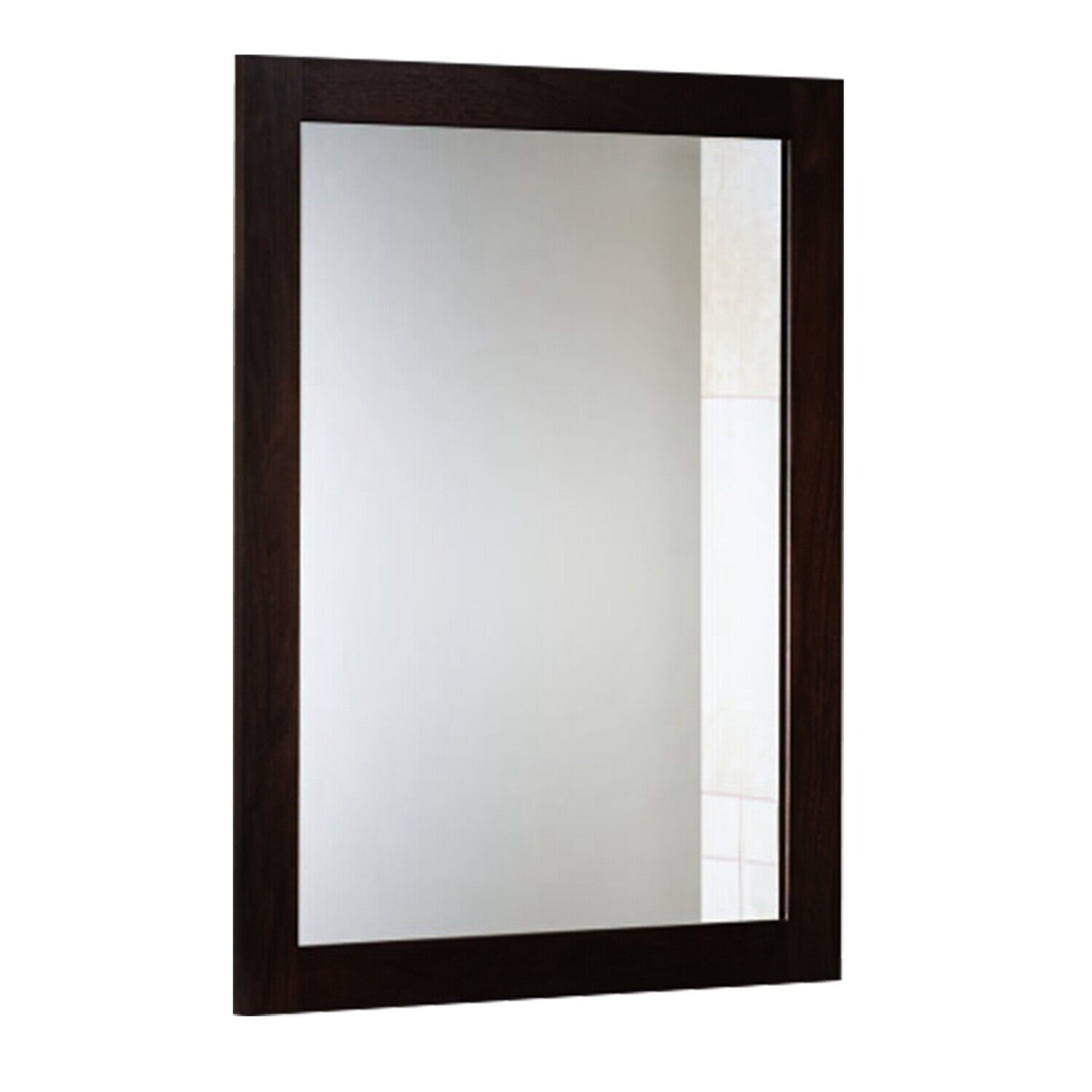 Modern Rectangle Wall-Mounted Bathroom Makeup Mirror with Frame
