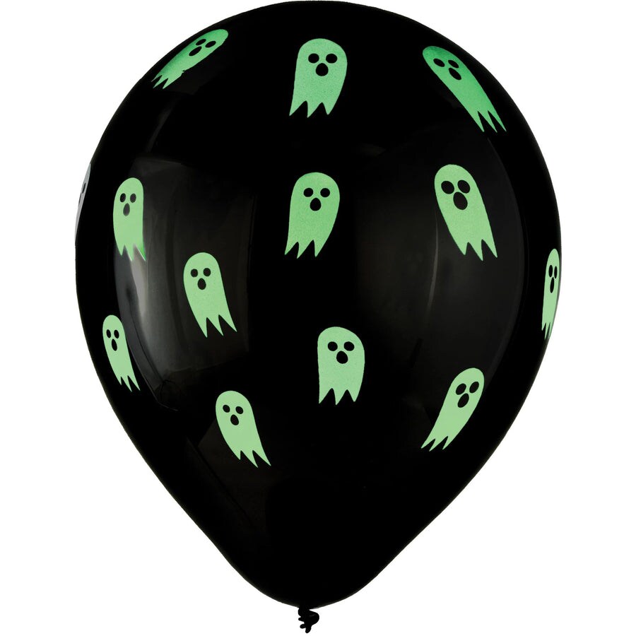 Ghost Glow 12&#x22; Latex Balloons, 15ct