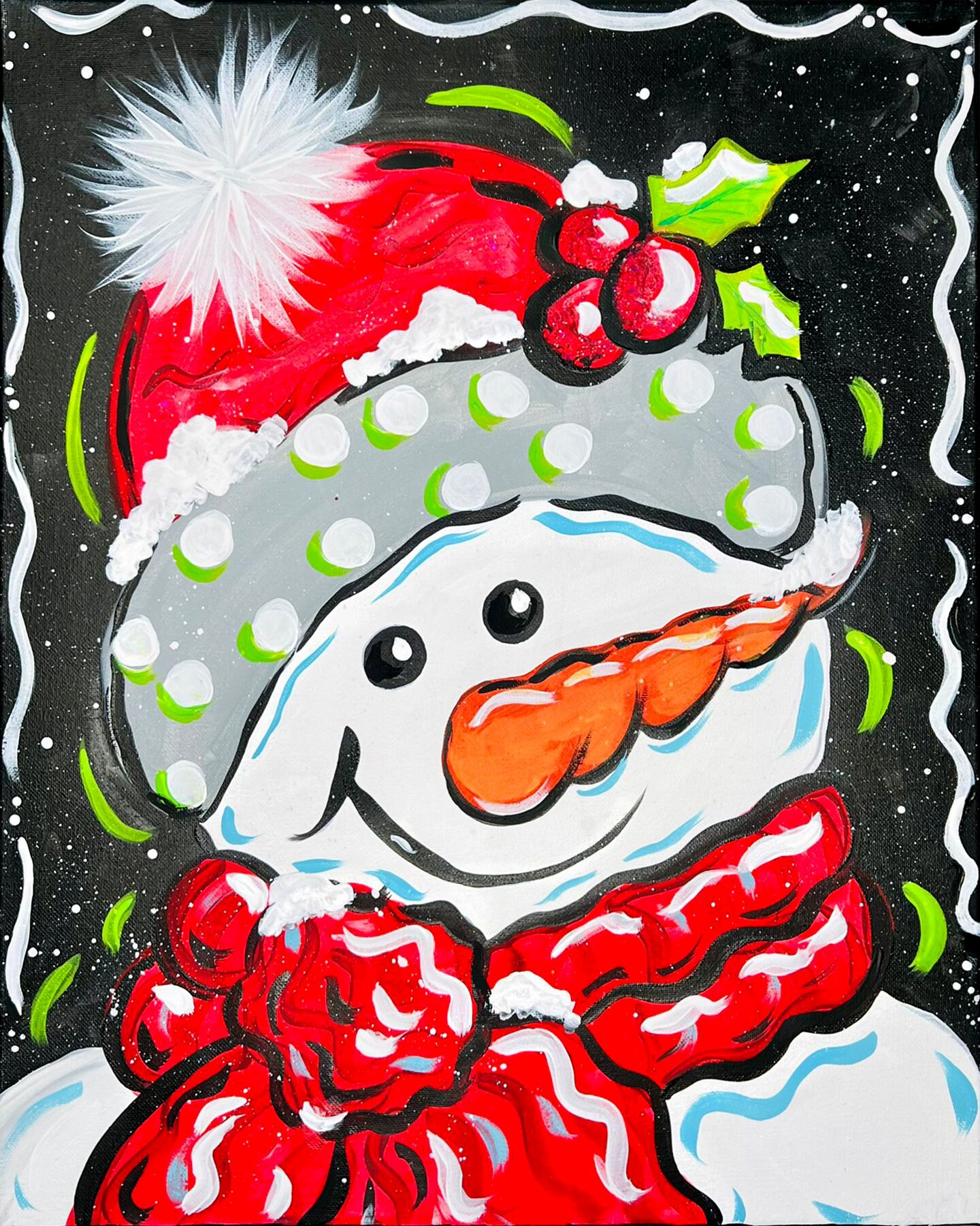 Copy-Joyful Snowman