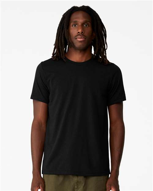 BELLA + CANVAS Heavyweight Short Sleeve Crewneck T-Shirt for Everyday Essentials & Custom Print Blank Tee