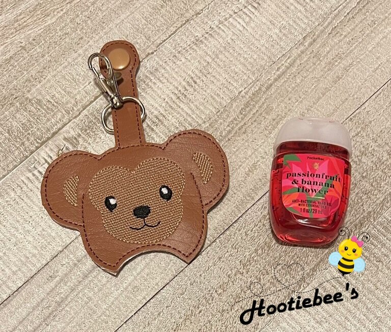 Monkey Hand Sanitizer Holder and or Lip Balm Holder | MakerPlace