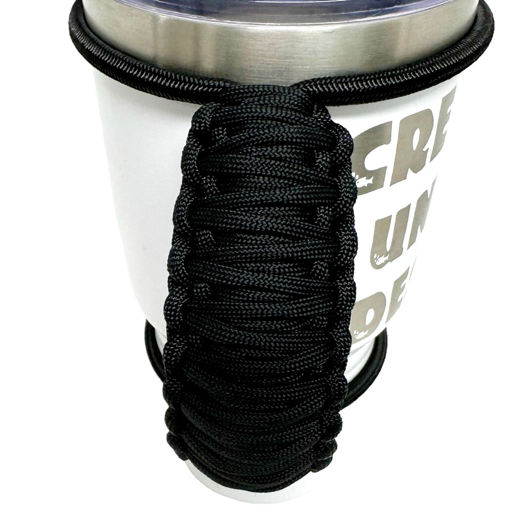 Yeti tumbler paracord handle - black - other tumblers 30oz 20oz Made USA