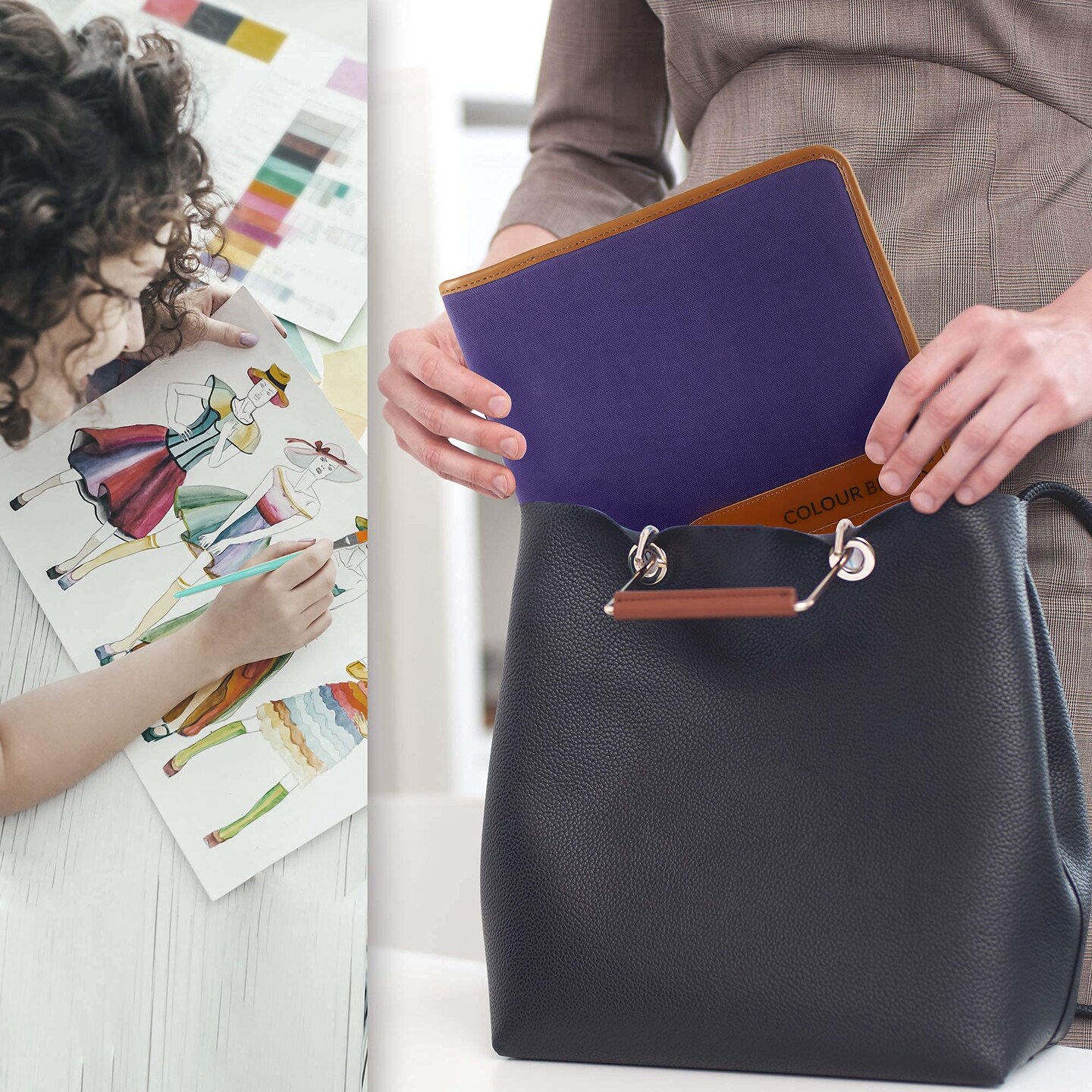 Drawing Travel Art Set - 60 sheets 6 x 8 Inches Drawing Pad,16 Drawing Colored Pencils Set, 12 Soft Pastels Set, 2 Sketching Pencils, and 8 Assorted Tools for School Supply