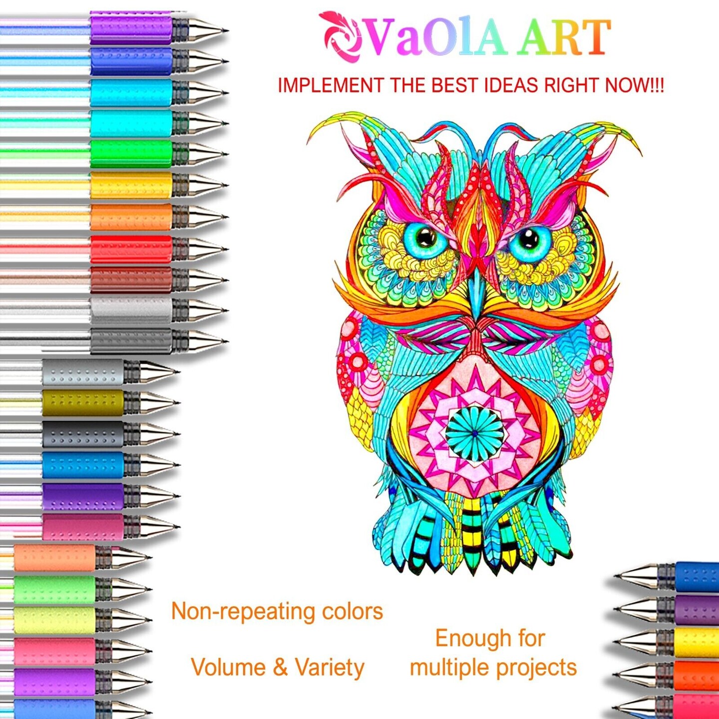 VaOlA ART Assorted Gel Pen 2sets