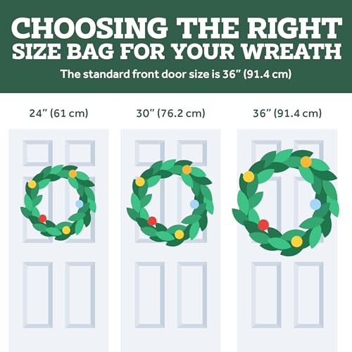  ZOBER Christmas Wreath Storage Container - 24 Inch