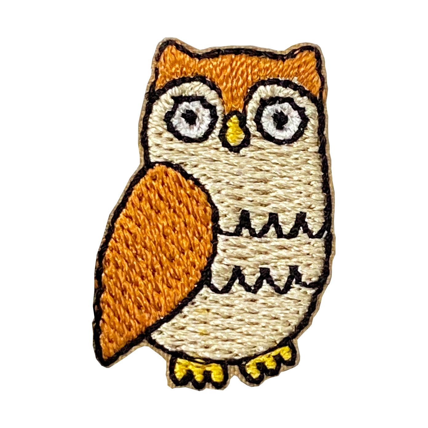 Mini Owl, Animals, Embroidered, Iron-on Patch