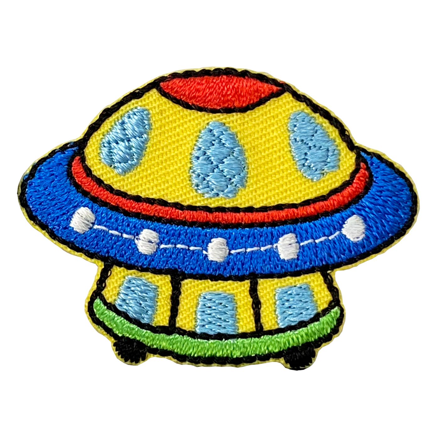 UFO, Space Craft, Embroidered, Iron on Patch