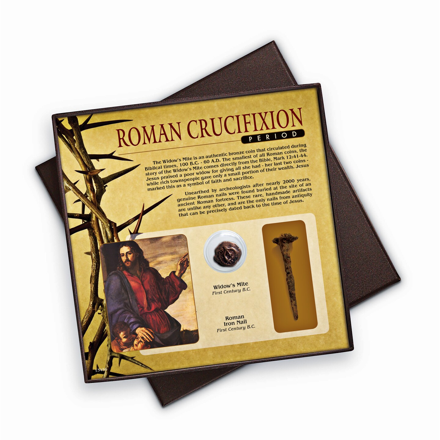Roman Crucifixion Period Widow&#x27;s Mite and Nail Collection