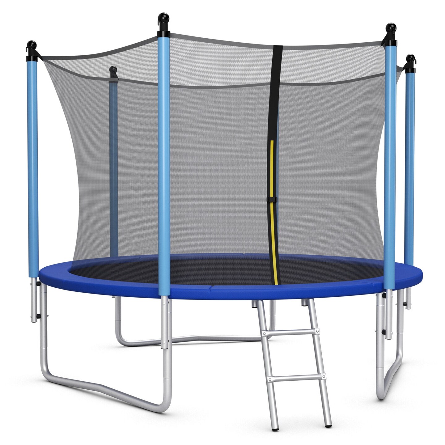 Outdoor Trampoline with Safety Closure Net