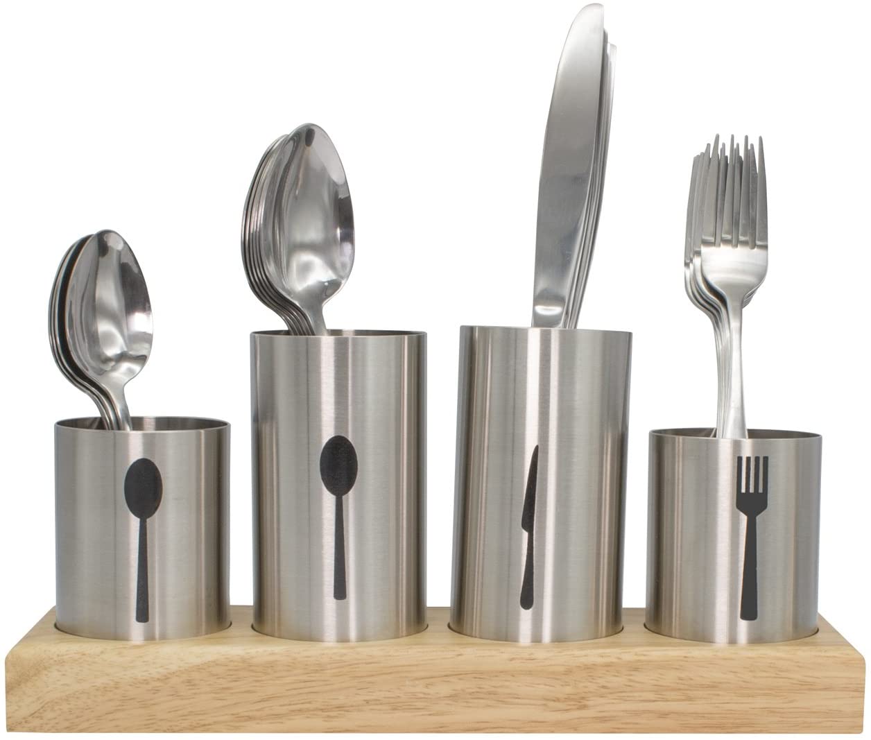 Sorbus Silverware Utensils Holder - 4-Piece