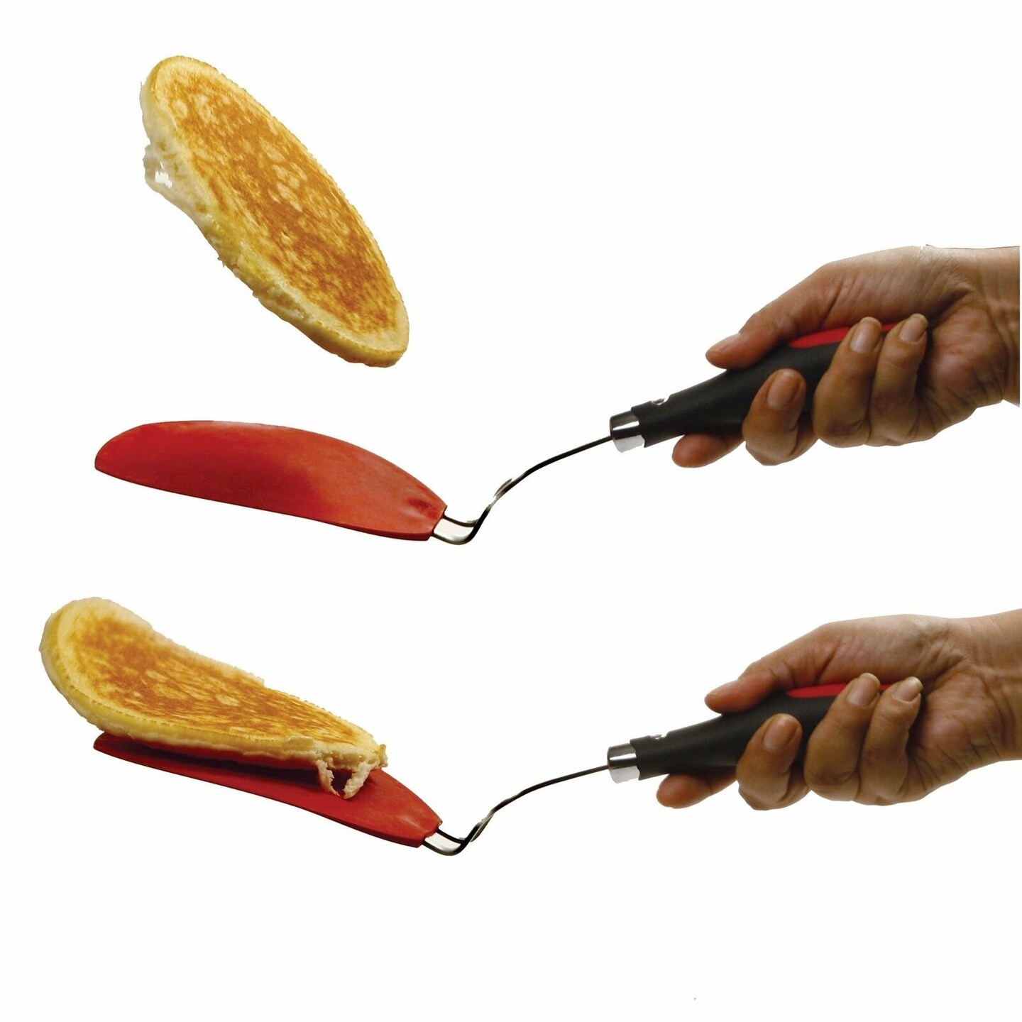 Stainless Steel Nylon Flexible Large Pancake Spatula Turner