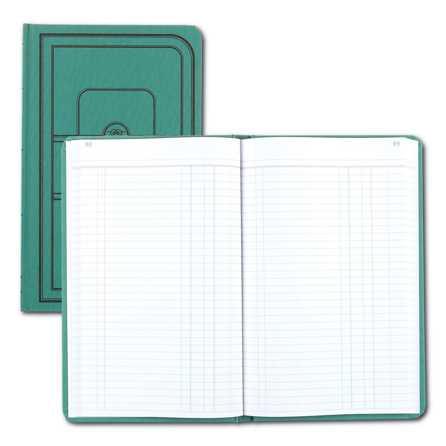 Tuff Series Record Book, Green Cover, 12 x 7.5 Sheets, 500 Sheets/Book Tuff Series Record Book, Green Cover, 12 x 7.5 Sheets, 500 Sheets/Book