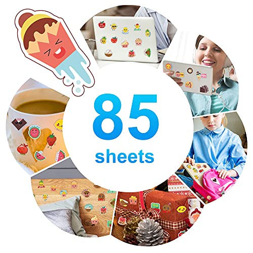 320+ Designs as Rewards, Scratch and Sniff Stickers, 85 Sheets with 17 Different Scents.  Christmas Gifts, Decorations, Games for Children, Teachers, Parents, etc.