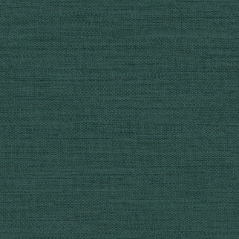 Tempaper Faux Horizontal Grasscloth Textured Peel and Stick Wallpaper Teal