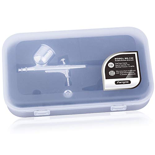 Airbrush Mounted 0.3mm Nozzles and Needles for Cake Decorating, Painting, Tattoo, Models Art,Craft and so on