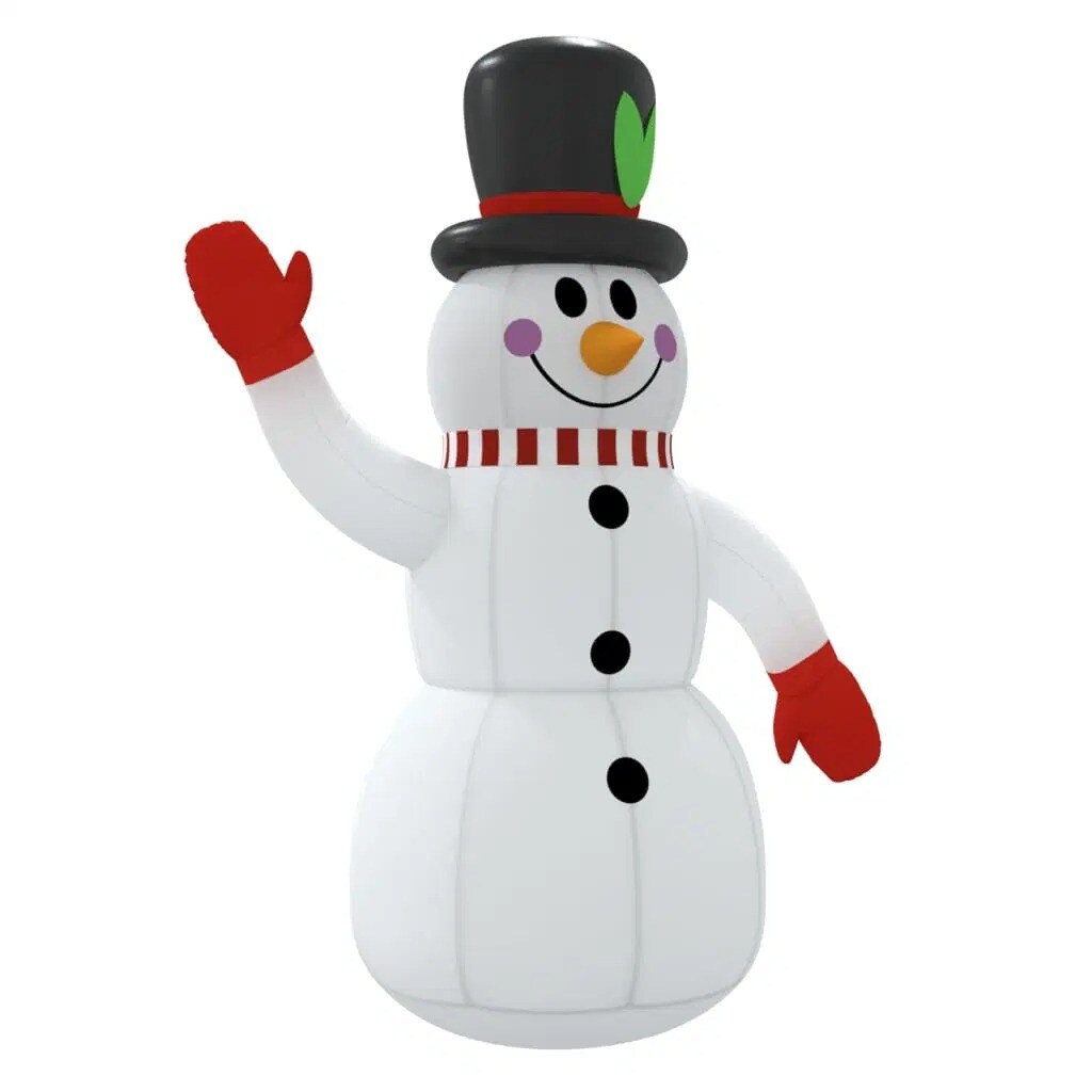 8ft Inflatable Snowman with LEDs