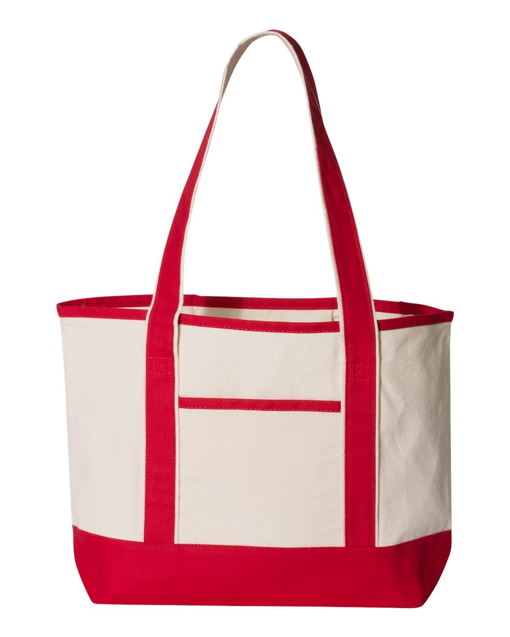 Q-Tees® - 20L Small Deluxe Tote - Q12580 | 100% heavy cotton canvas