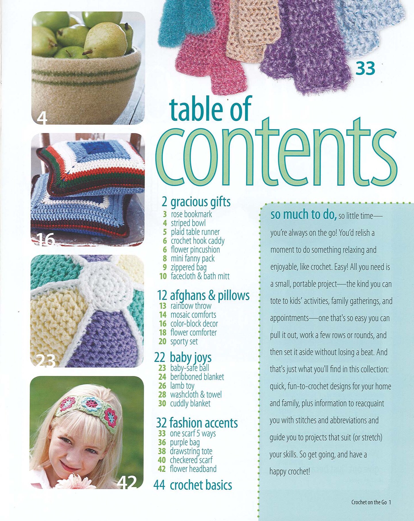 Leisure Arts BHG Crochet On The Go Crochet Book