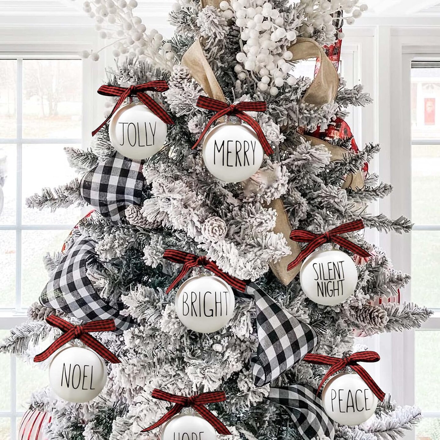 Shatterproof Christmas Tree Ornaments set of 12