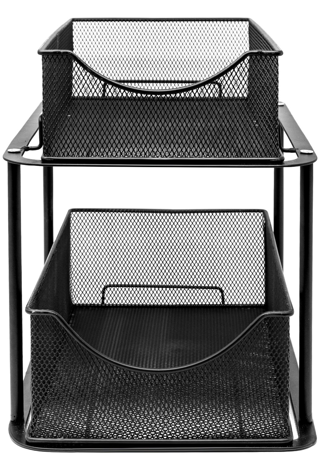 Sorbus 2-Tier Mesh Organizer Baskets With Sliding Drawers