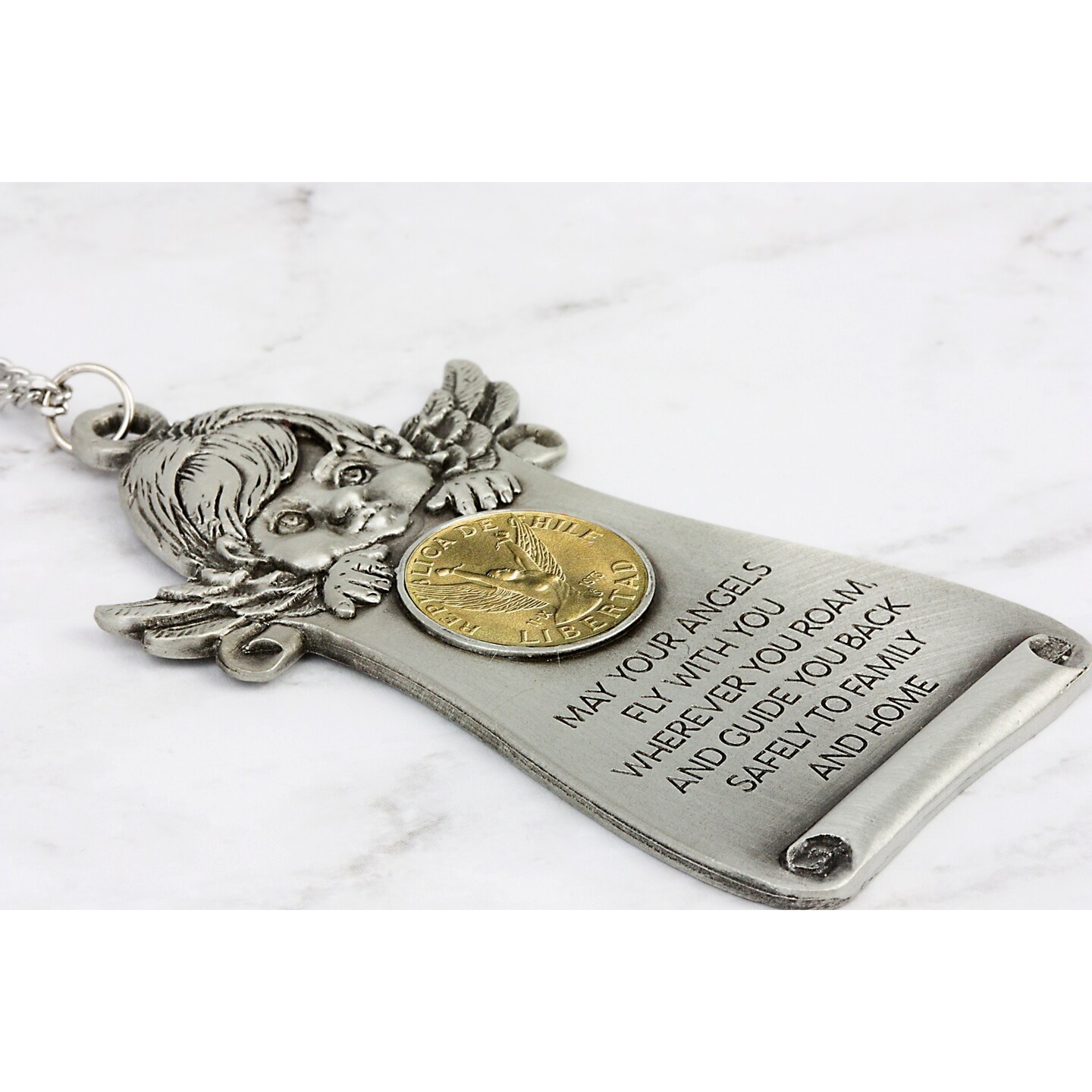 Angel Coin Angel Pewter Door Blessing