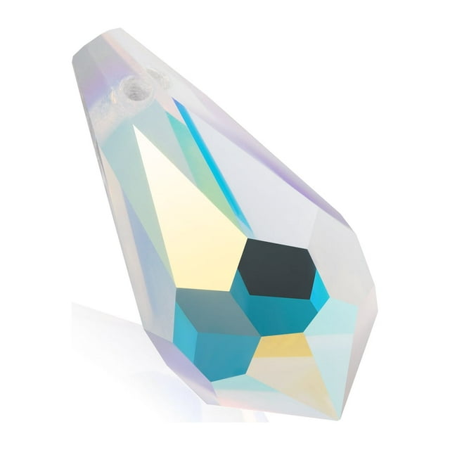 Preciosa 24-Piece Teardrop Glass Pendant, 6.5x13mm
