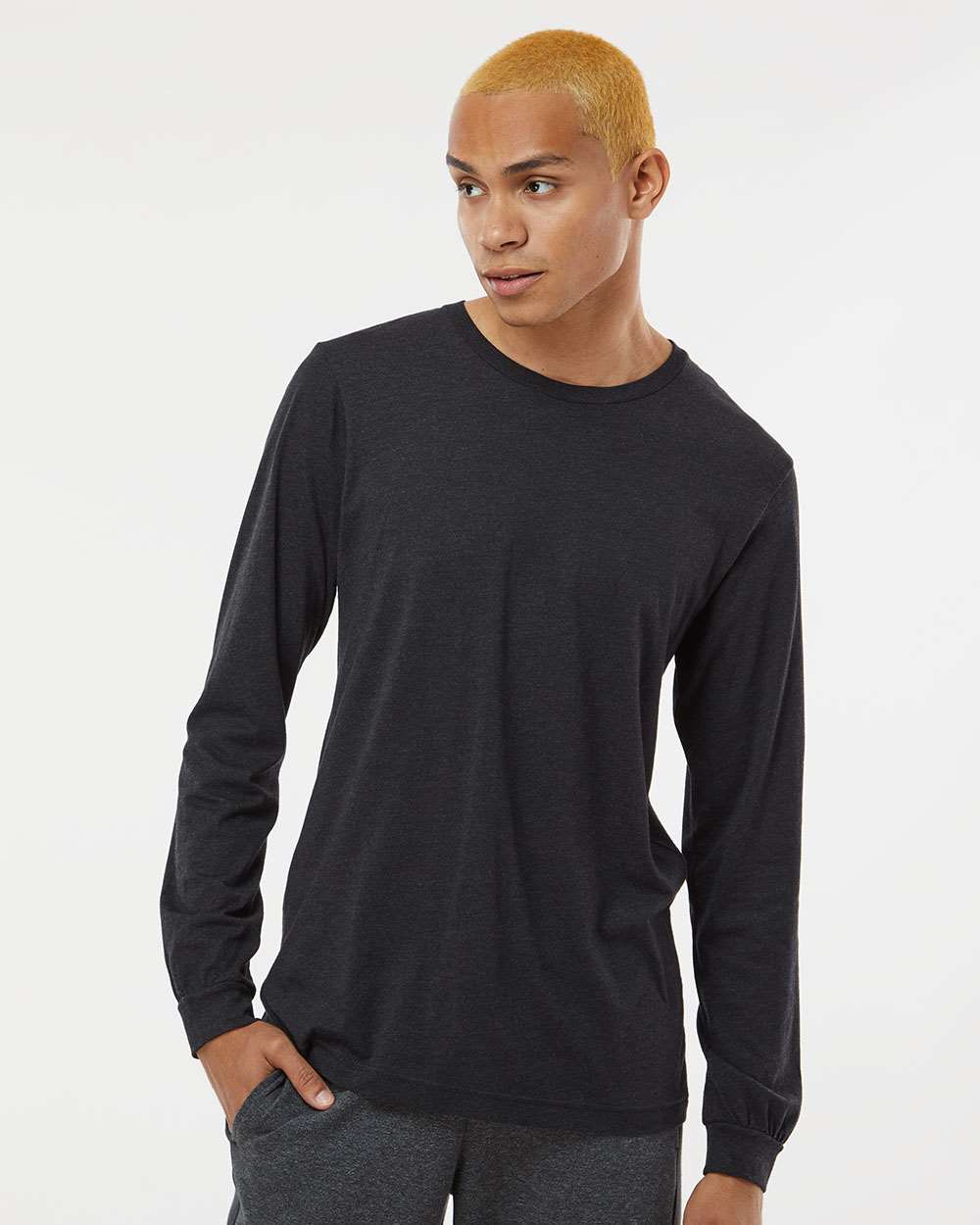 BELLA CANVAS Triblend Long Sleeve Tee Soft Lightweight Unisex Retail Fit Everyday Wear Shirt