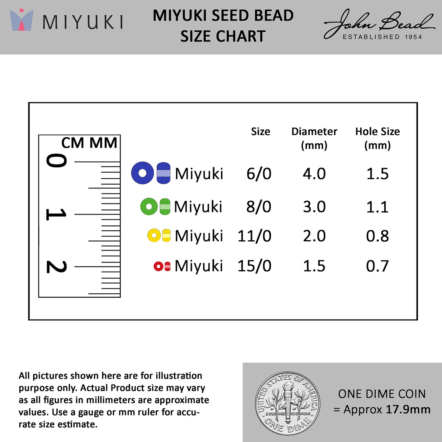 Miyuki 250g Transparent Round Seed Beads, 11/0