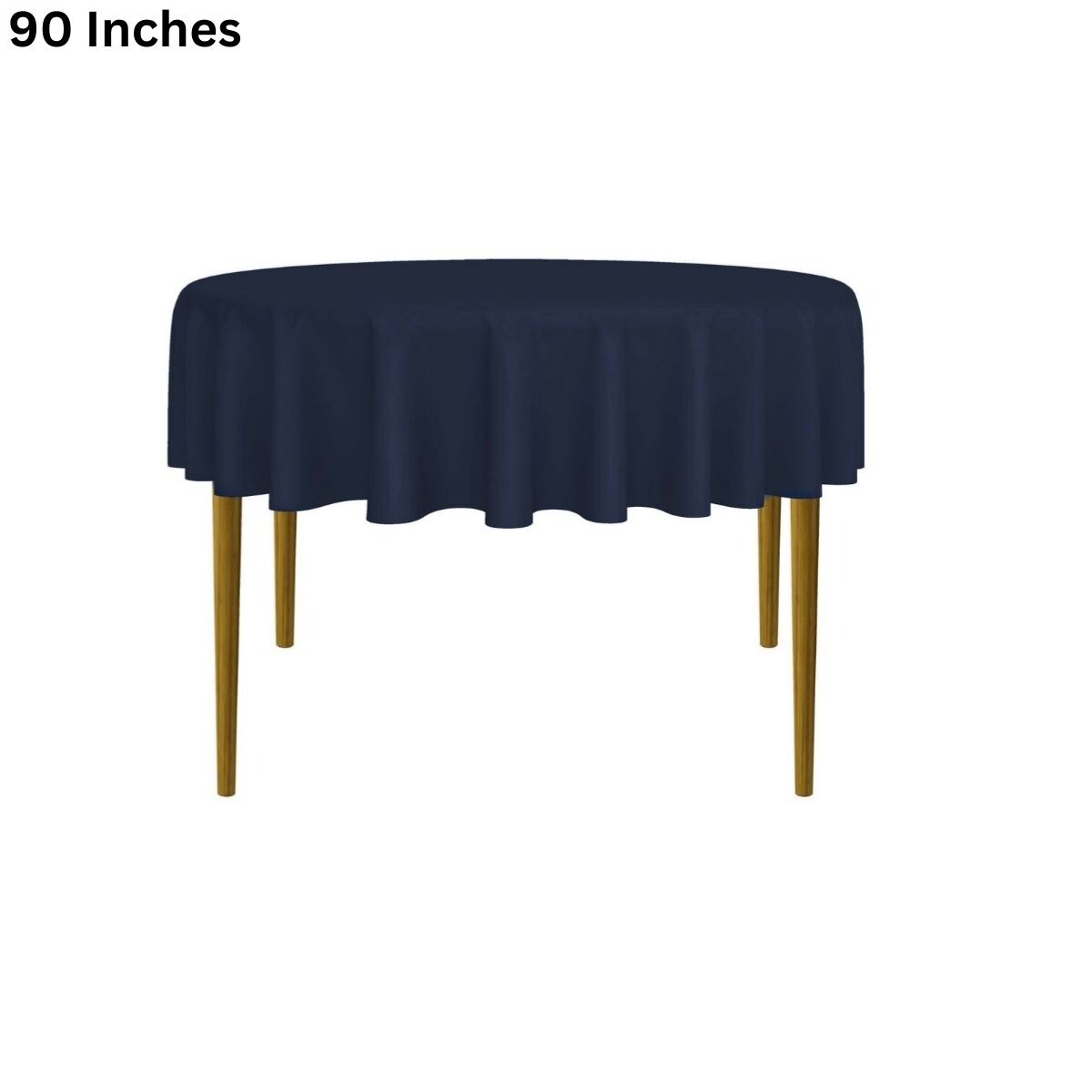 90 Inches Elegant Fabric Tablecloth