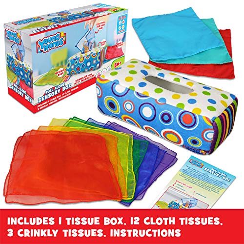 Montessori Toy for Babies and Toddlers Tissue Box Learning Toys for 5 Months + STEM Educational Toys for Toddler Infant Babies (Large)