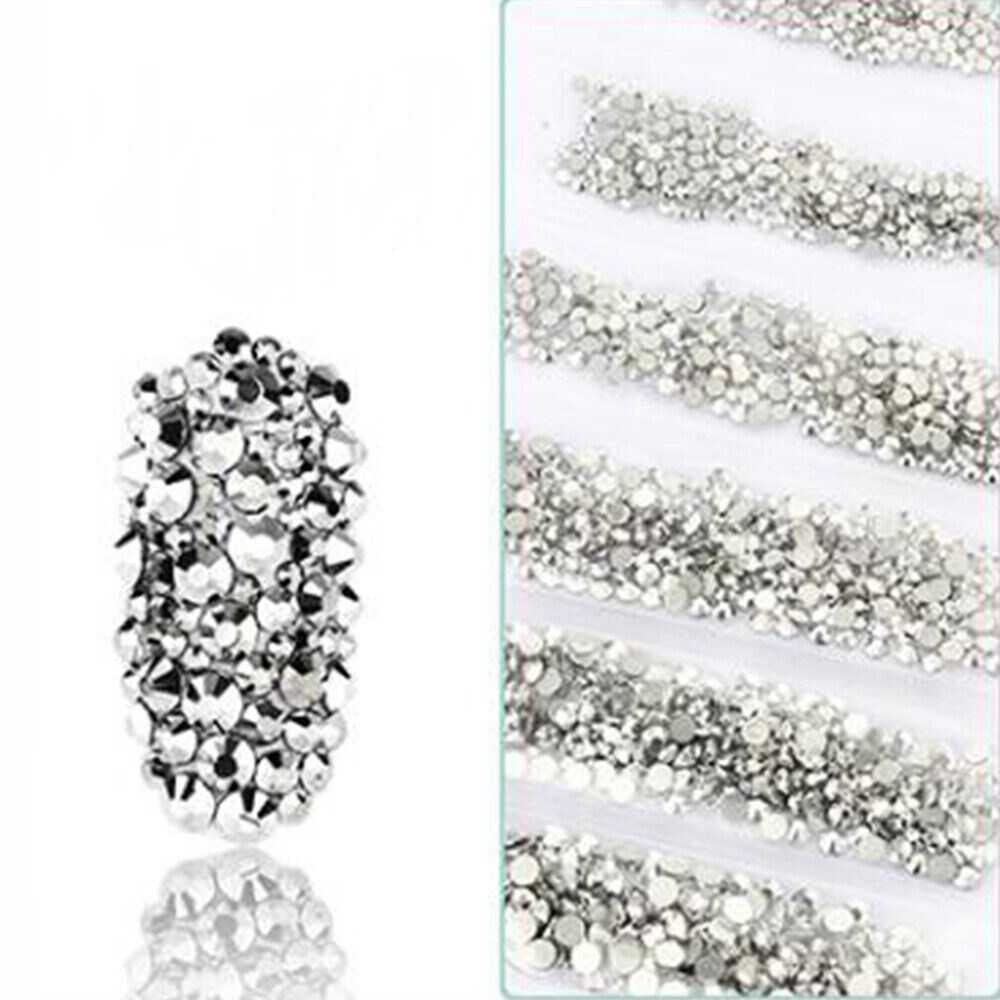 Kitcheniva Nail Art Rhinestones Glitter Crystal Gems