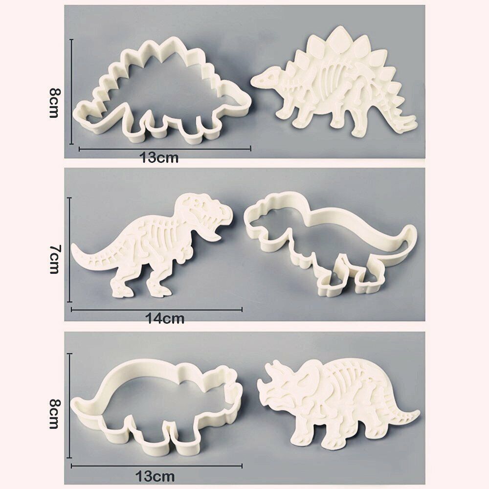 Mini Dinosaur Cookie Cutter Set of 3