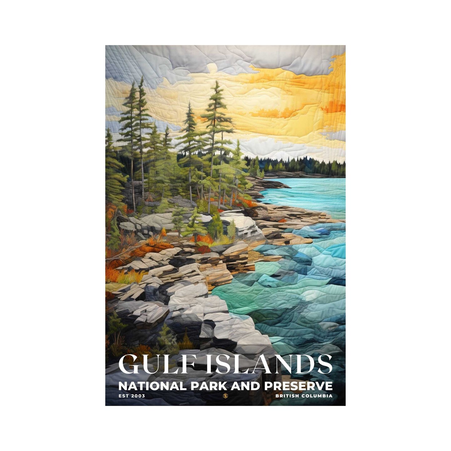 Gulf Islands National Park Reserve Poster, Travel Print, Office Poster ...