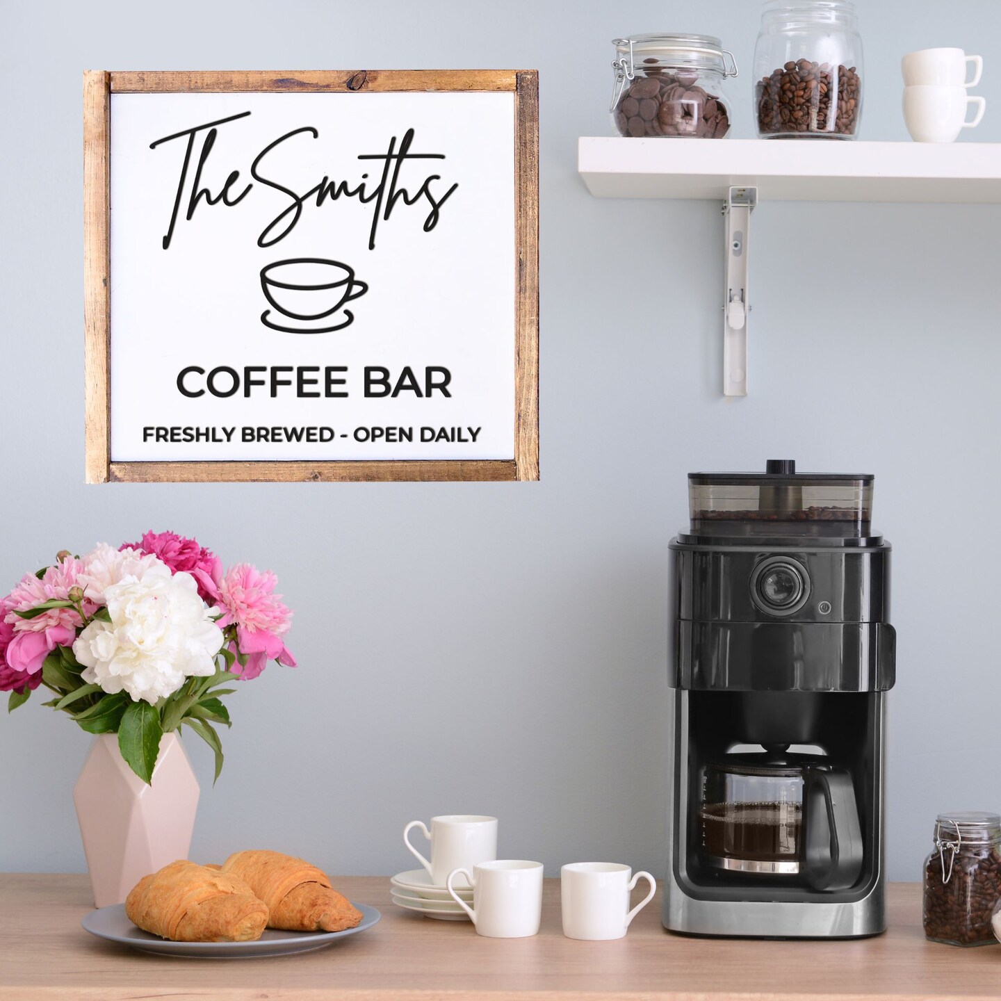 Coffee online 3D Sign Set