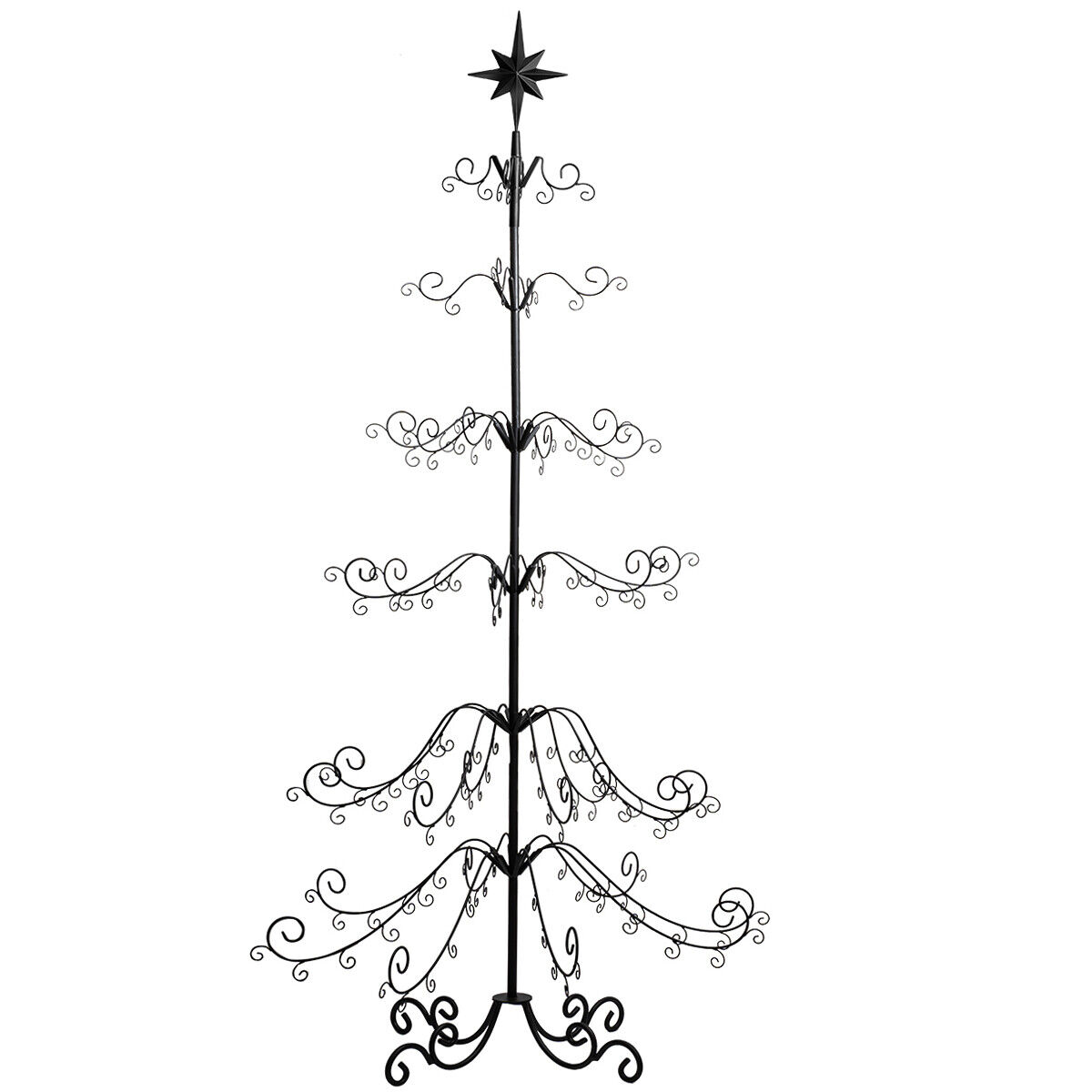 6.4ft Wrought Christmas Ornament Display Stand